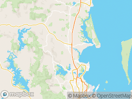 Map of Moreton Bay area