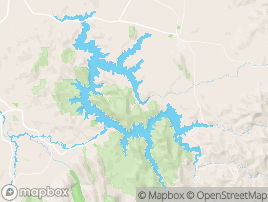 Map of Lake Eildon area