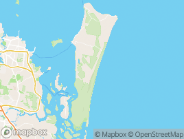 Map of North Stradbroke Island area