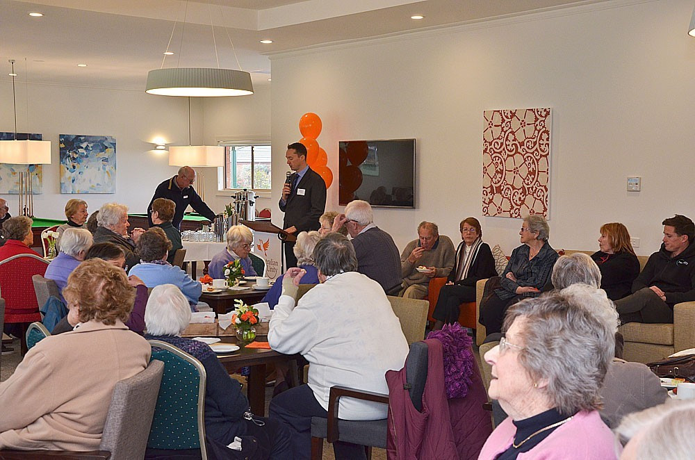 <p>Geelong Grove residents, family members and staff gathered for the opening of their redeveloped community centre</p>
