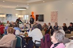 Geelong Grove residents, family members and staff gathered for the opening of their redeveloped community centre