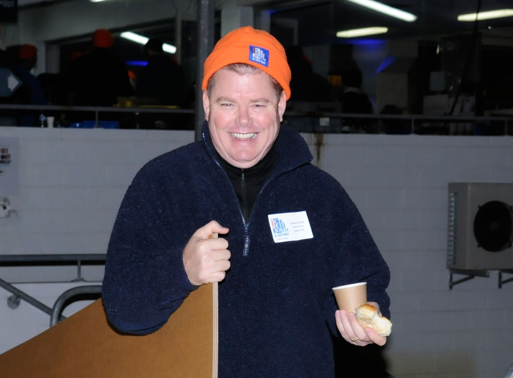 <p>Hall & Prior Chief Executive Officer Graeme Prior has taken part in the Vinnies CEO Sleepout for the past four years.</p>
