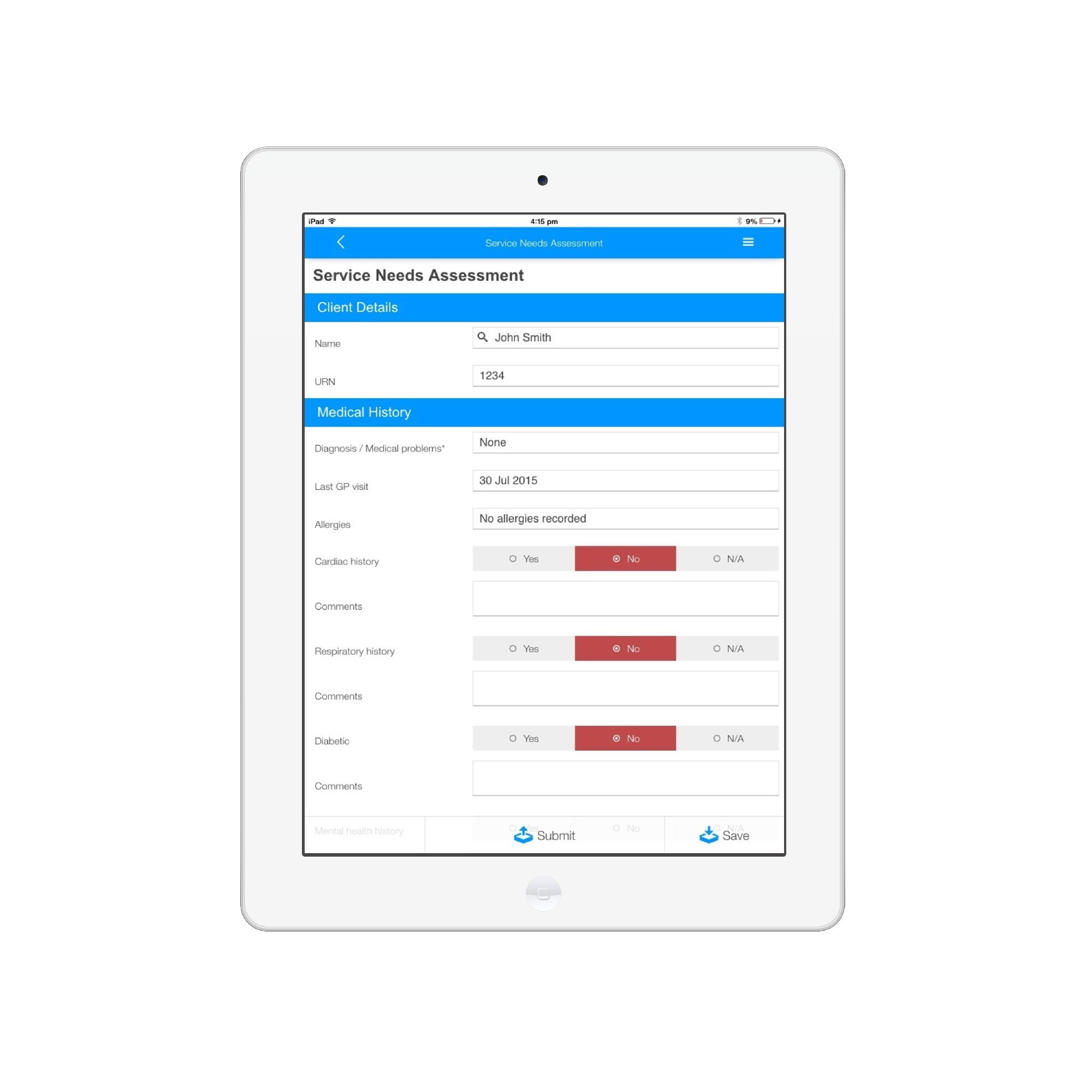 <p>The new app for the health and aged care sector will improve process efficiencies .</p>

