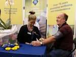 The RSL Care Gold Coast team offers complimentary blood pressure checks.