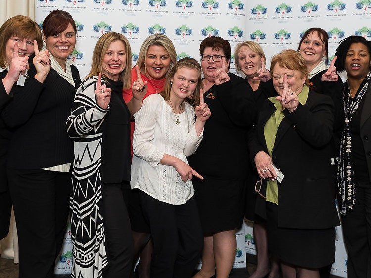 <p>The Lifeview team celebrate their success at the LASA Victoria Awards for Excellence</p>
