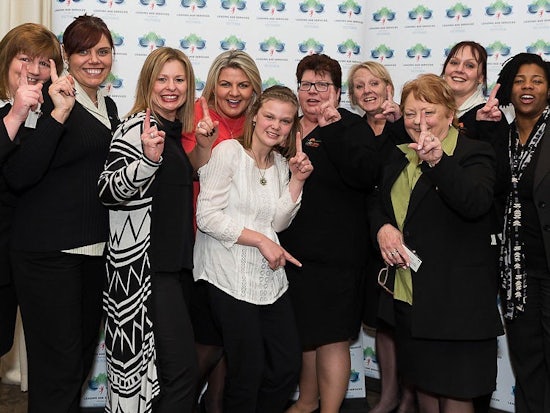 <p>The Lifeview team celebrate their success at the LASA Victoria Awards for Excellence</p>
