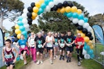 Walkers and runners at the inaugural Memory Walk &amp; Jog event in Geelong last year.