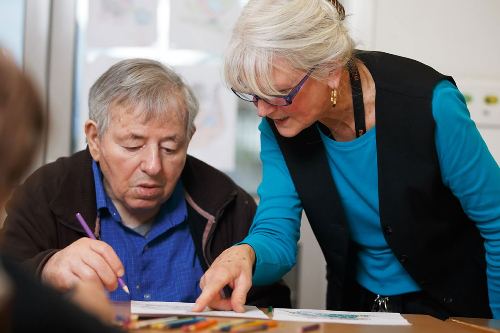 <p>Caption: Villa Maria Catholic Homes St Bernadette’s resident Reno Chetcuti, pictured with volunteer Eve Olejniczak.</p>
