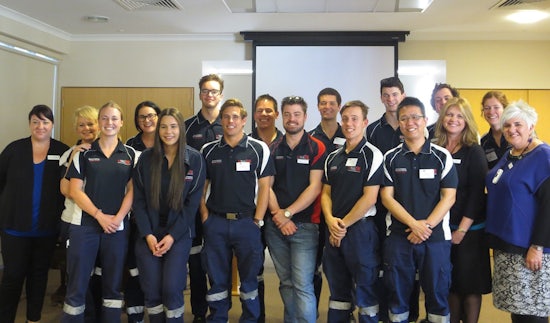 <p>Final year paramedic students at BaptistCare Shalom Centre, Macquarie Park</p>
