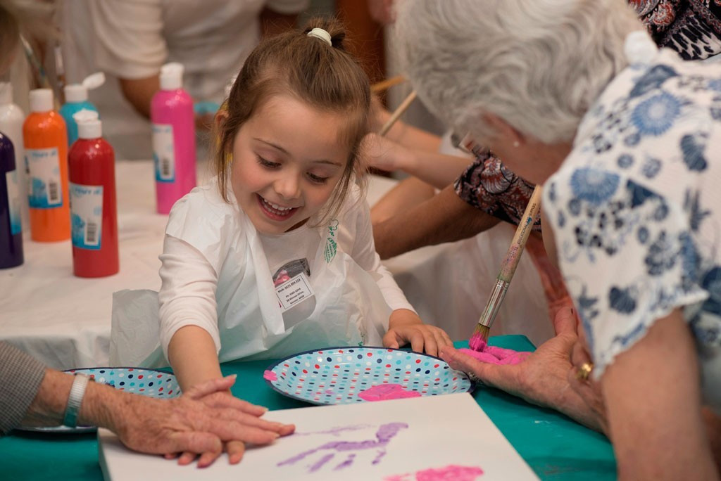 <p>The art exhibition of Project Picasso includes a piece created by people living with dementia together with local preschoolers.</p>
