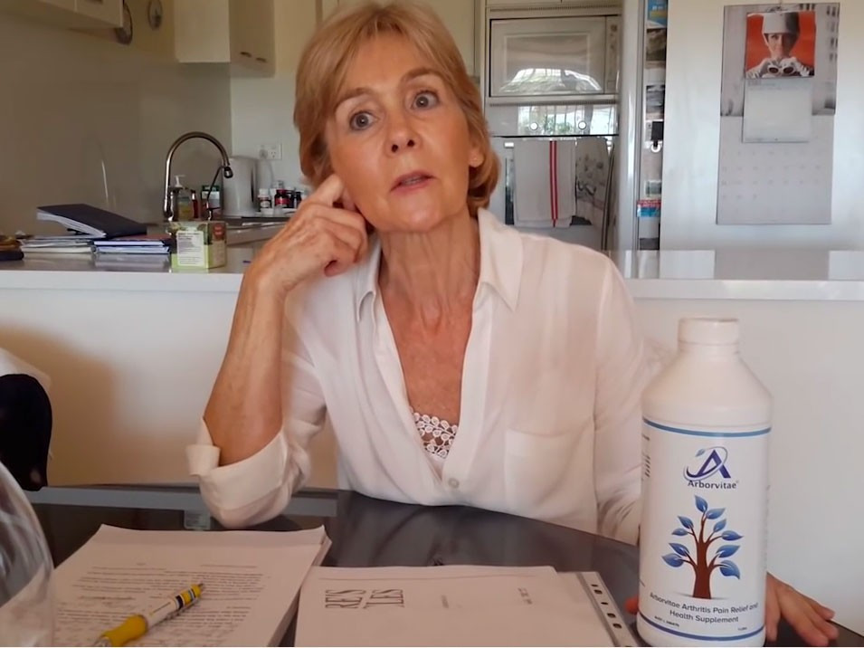 <p>Julie Pollack says she hasn’t needed to take any pain medication since she began taking Arborvitae.</p>

