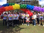 Lifeview residents and staff at the Pride March last weekend