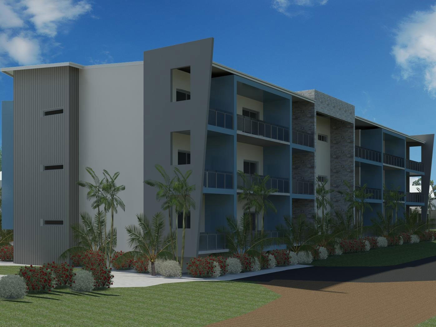 <p>A 3D rendered perspective view of the new extension at Ozcare Ozanam Villa Clontarf</p>
