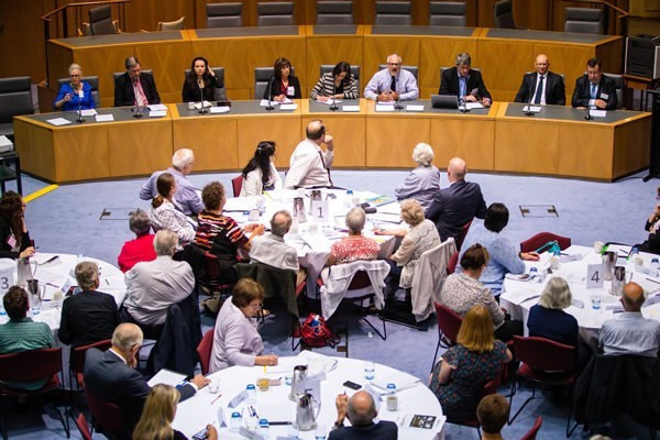 <p>More than 70 people living with dementia and their carers attended a two-day National Consumer Summit at Parliament House in Canberra this month</p>
