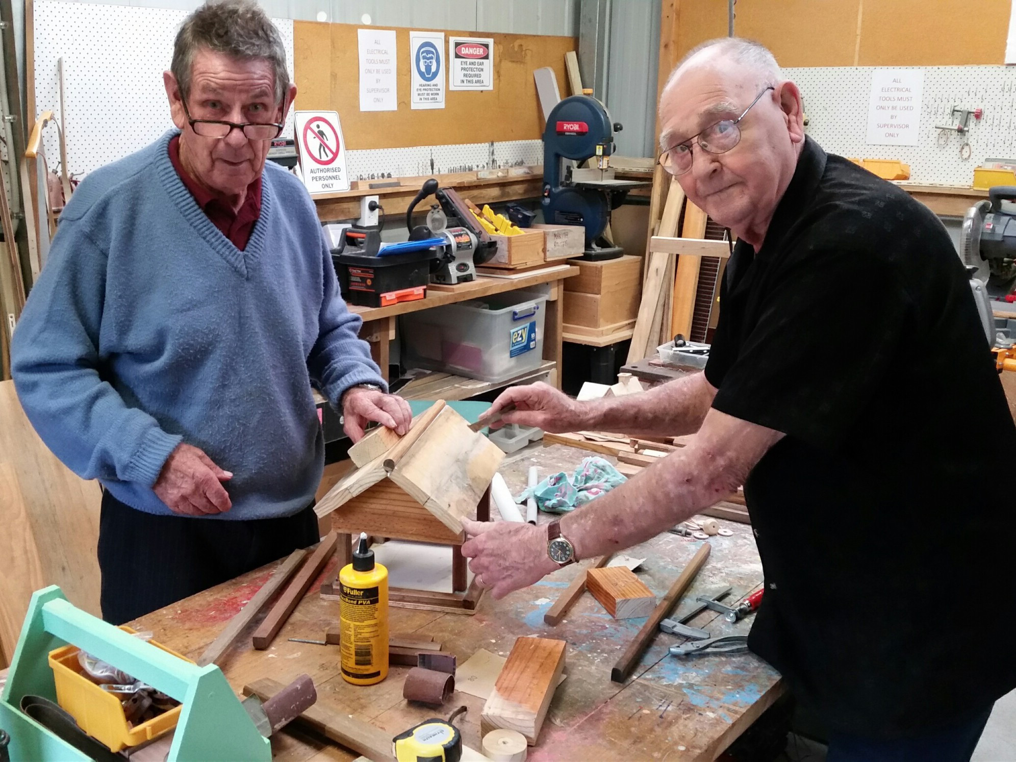 <p>The social aspect of the shed has a positive impact on the men’s mental wellbeing.</p>
