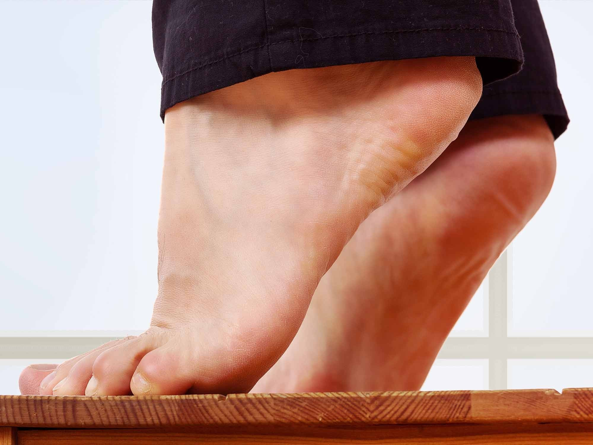 <p>A dedicated exercise program designed to strengthen the toe flexor muscles may reduce the rate of falling in older adults</p>
