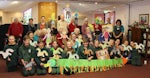 BaptistCare Morven Gardens residents and Blackheath Public School students with their puppets