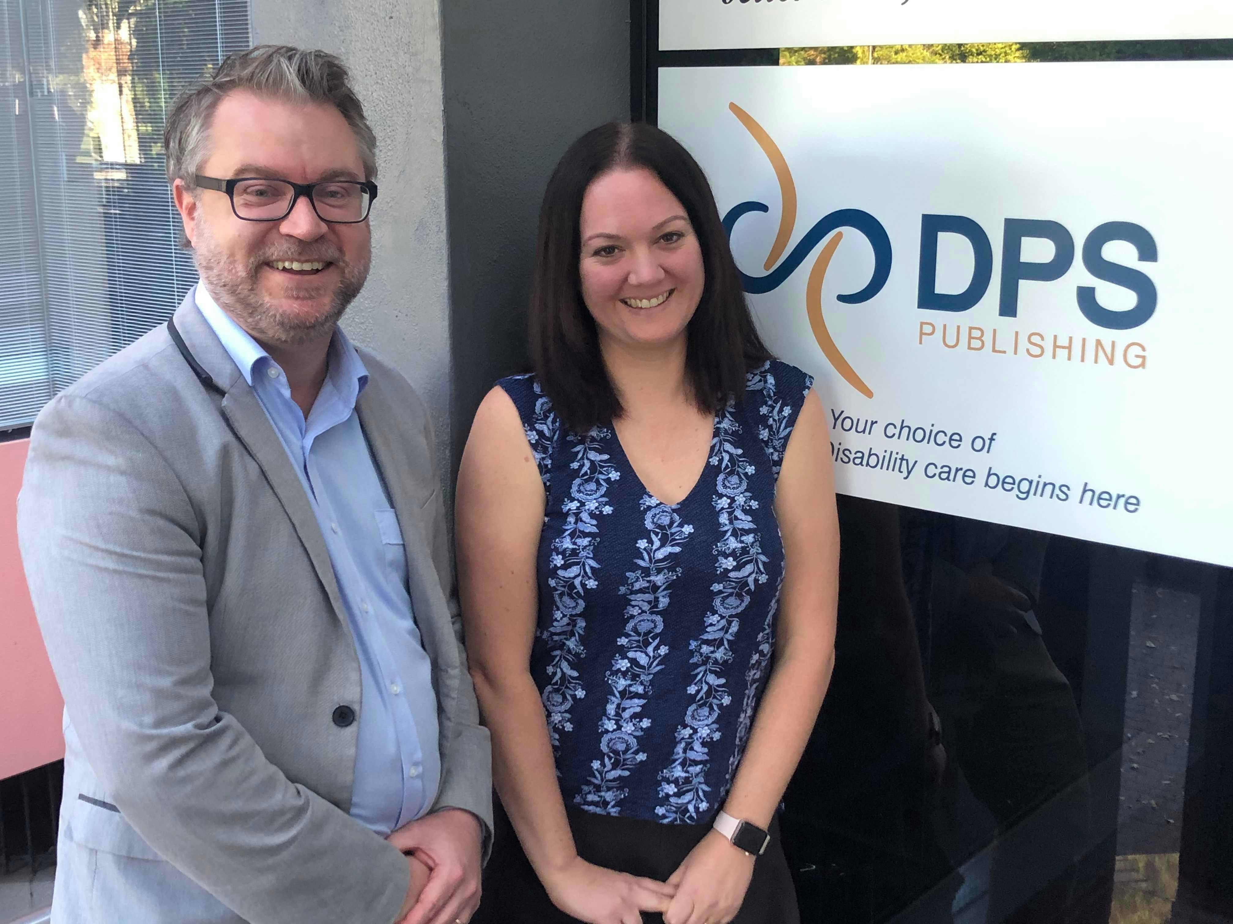 Mark Ogden, Director of Strategic Partnerships with newly appointed Chief Executive Officer, Michelle Beech.
