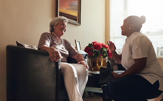 <p>n home care can help you stay in your own home for longer (Source: Shutterstock)</p>
