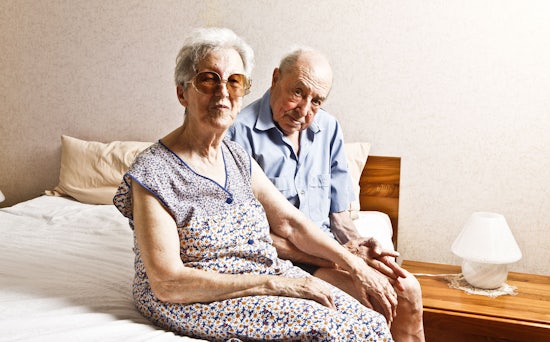 <p>Research shows baby boomers want to sleep in the same room and bed as their partner (Source: Shutterstock)</p>
