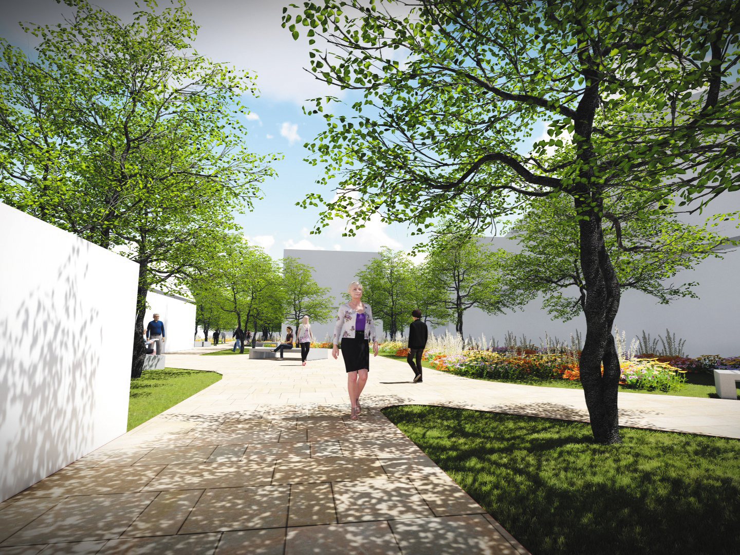 <p>An artist impression of Australia’s first dementia village</p>
