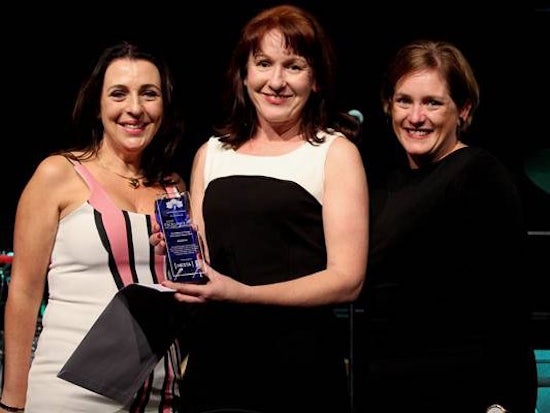 <p>Representatives from Benetas, Victoria accepting the Excellence in People and Culture Award (Source: LASA Victoria)</p>
