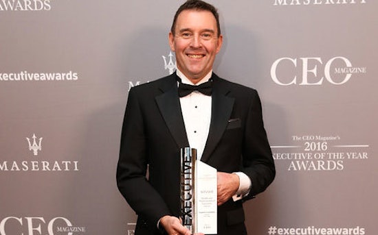 <p>Group CEO, Mercy Health Stephen Cornelissen was awarded CEO of the Year 2016</p>
