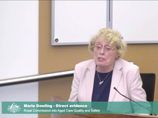 <p>Marie Dowling told the Commission her experience as a older person with disability navigating My Aged Care</p>
