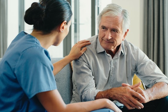 <p>Men over 60 are admitted into hospital due to dementia at higher rates than women of the same age. [Source: iStock]</p>
