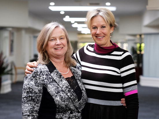 <p>Award winners and village managers Chiquita Walsh and Anne Jack (Source: RetireAustralia)</p>
