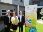 (L to R): BaptistCare CEO, Ross Low; BaptistCare Chair, Judith Carpenter; Member for Mitchell, Alex Hawke MP.