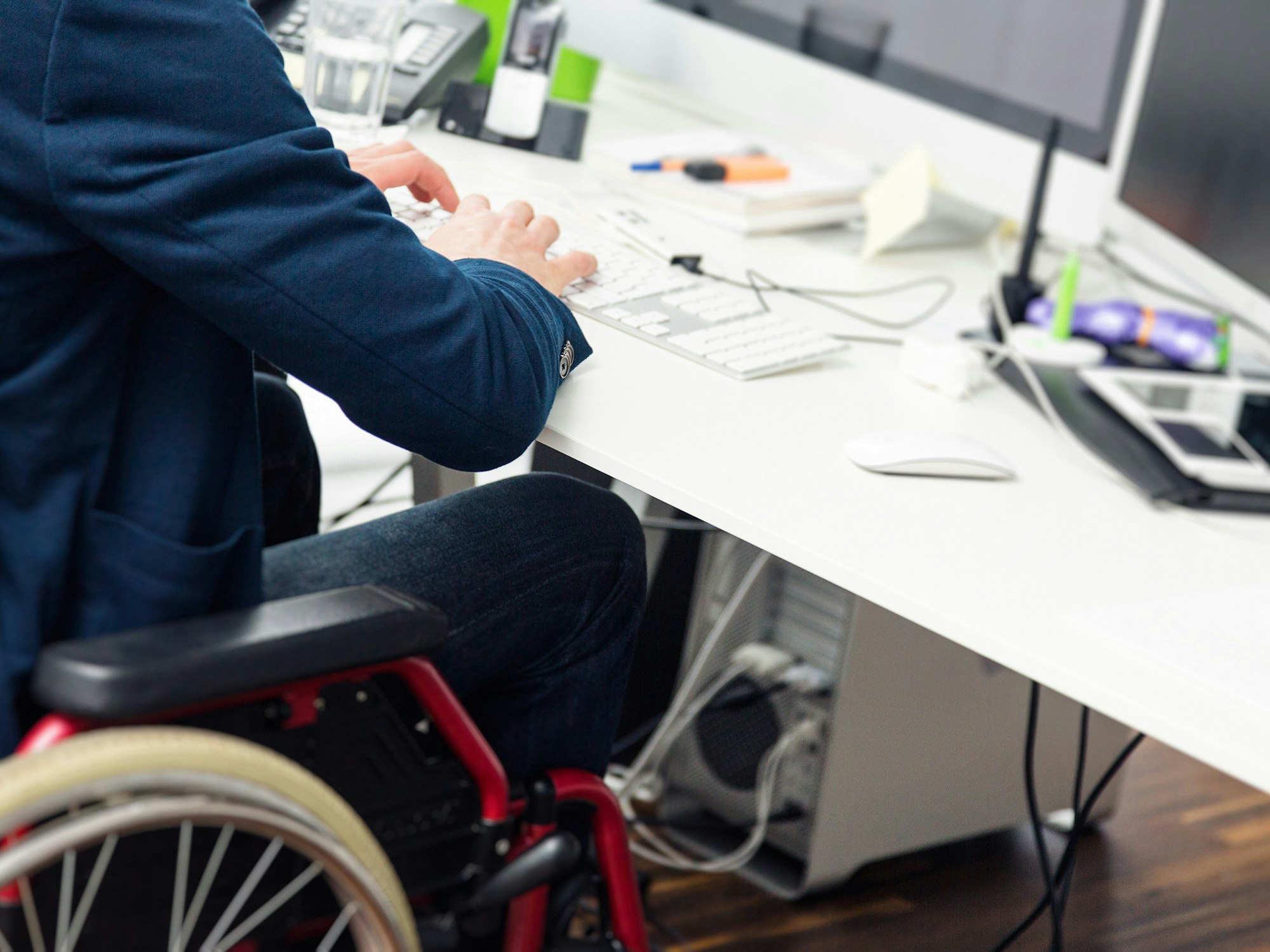 <p>Vision Australia says people with disability are excluded from the workplace all because of a lack of accessible information and communications technology (Source: Shutterstock) </p>
