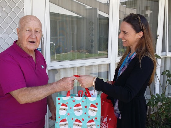 <p>One of the hampers created by Villa Maria Catholic Homes residents as part of the Arts in Action program which has seen the organisation recognised as an awards finalist (Source: VMCH)</p>
