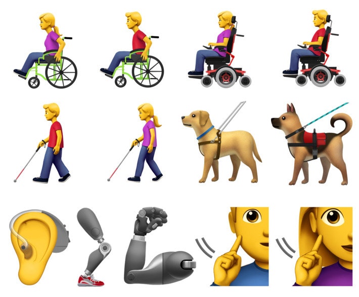 The Emoji v12.0 update features 230 new emojis, including a range of disability icons [Source: New York Magazine &#8211; Intelligencer]
