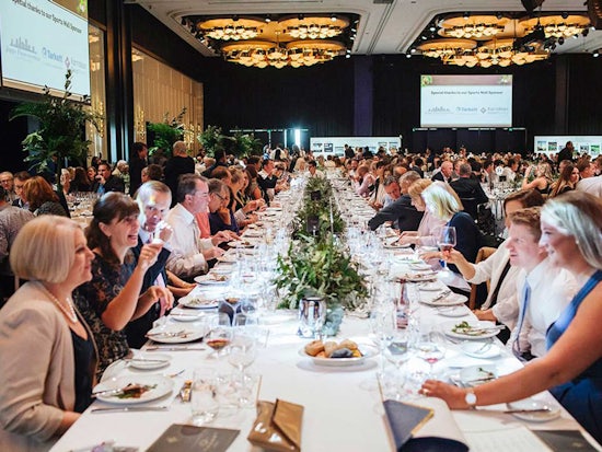 <p>Almost 1,000 guests gathered at the Crown Towers Hotel in Perth for the Brightwater Care Group’s ‘Perth’s Longest Lunch’ last week (Source: Ross Wallace, Brightwater)</p>
