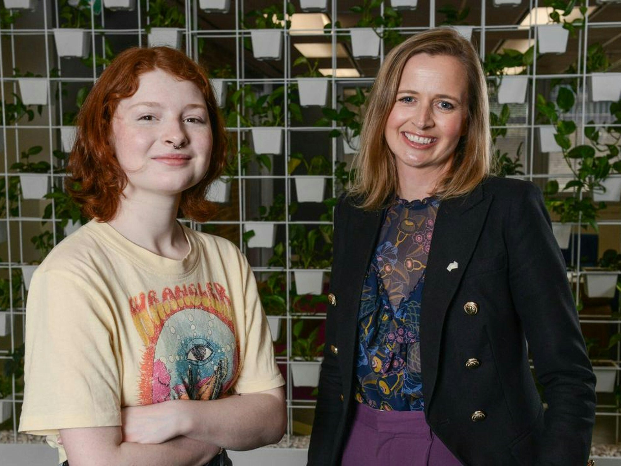 Minister Emily Bourke (right) has a &#8220;complex problem to solve&#8221; according to Autism Awareness Australia. [Source: Twitter]

