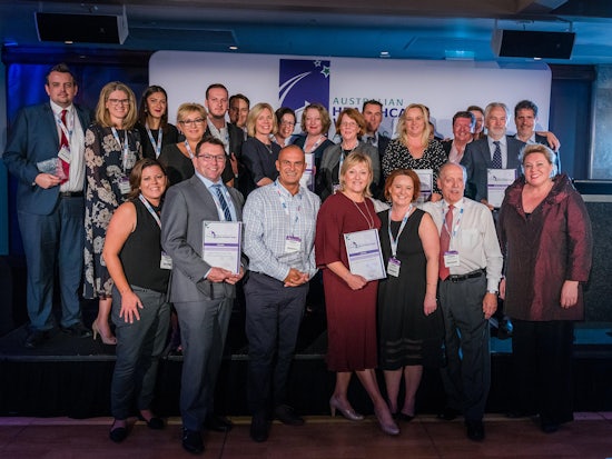 <p>The 2018 winners of the Australian Healthcare Week Excellence Awards (Source: IQPC)</p>
