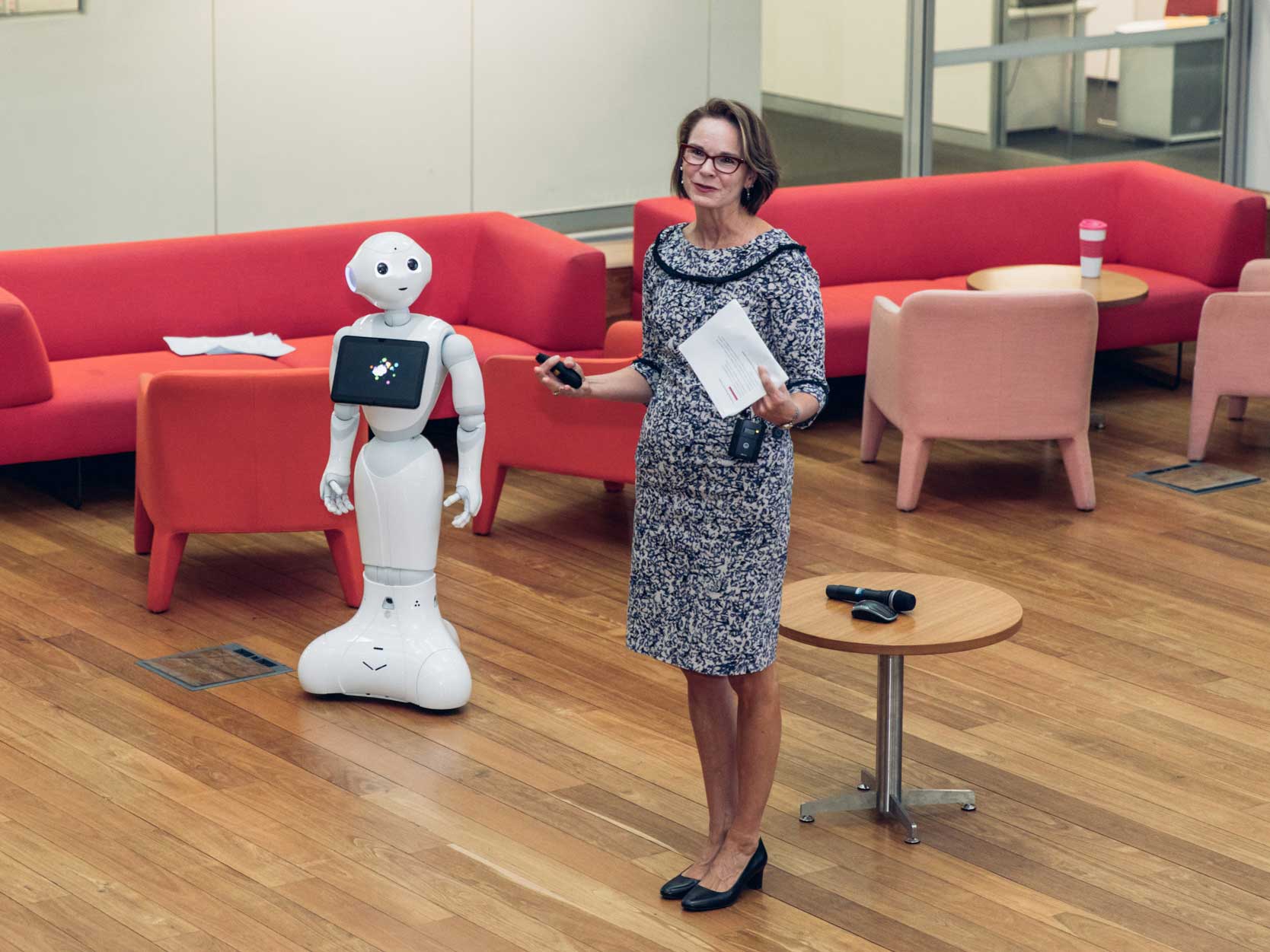 <p>Professor Laurie Buys at the Senior Living Innovation launch (Photo: Nicholas Sterkenberg)</p>
