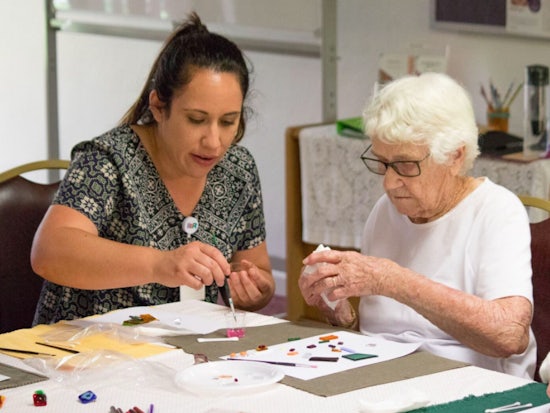 <p>Glass jewellery making is one of the many activities on offer during Amana Living’s Arts Festival (Source: Amana Living)</p>

