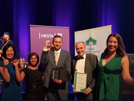 <p>The Whiddon Group are “absolutely honoured” to win the inaugural LASA Excellence in Age Services Award for Outstanding Organisation (Source: Twitter)</p>
