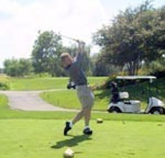 <p>“Fore!”</p>