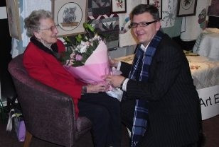 <p>Gladys Clarke and Darren Cheeseman</p>
