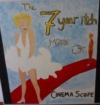 <p>Marilyn Monroe painting</p>
