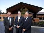 Juniper's Fred Boshart, Minister for Aged Care and Indigenous Health Ken Wyatt and Uniting Church WA Moderator Rev Steve Francis opening the new facility (Source: Juniper)
