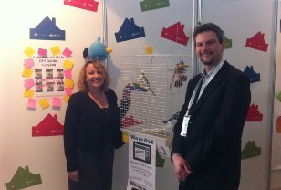 <p>DPS Publishing’s National Advertising Sales Manager, Damon Schultz with winner Karen Howlett</p>

