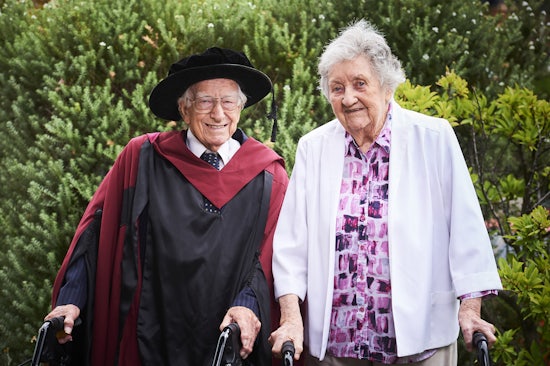 <p>Dr David Bottomley is Australia’s oldest PhD graduate at 94 years old. (Source: Curtin University)</p>
