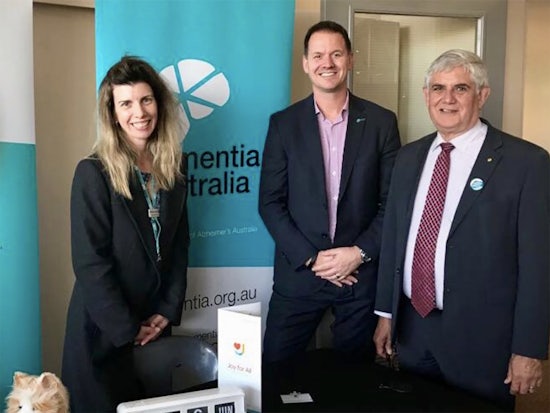<p>Minister for Aged Care Ken Wyatt is encouraging people across Australia to become Dementia Friends (Source: Ken Wyatt Twitter)</p>
