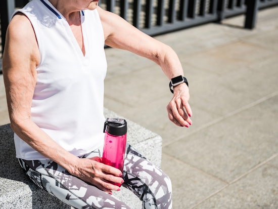 <p>Fitbit Flex and ChargeHR fitness trackers could help promote physical activity and reduce the risk of health issues in older Australians (Source: Shutterstock)</p>
