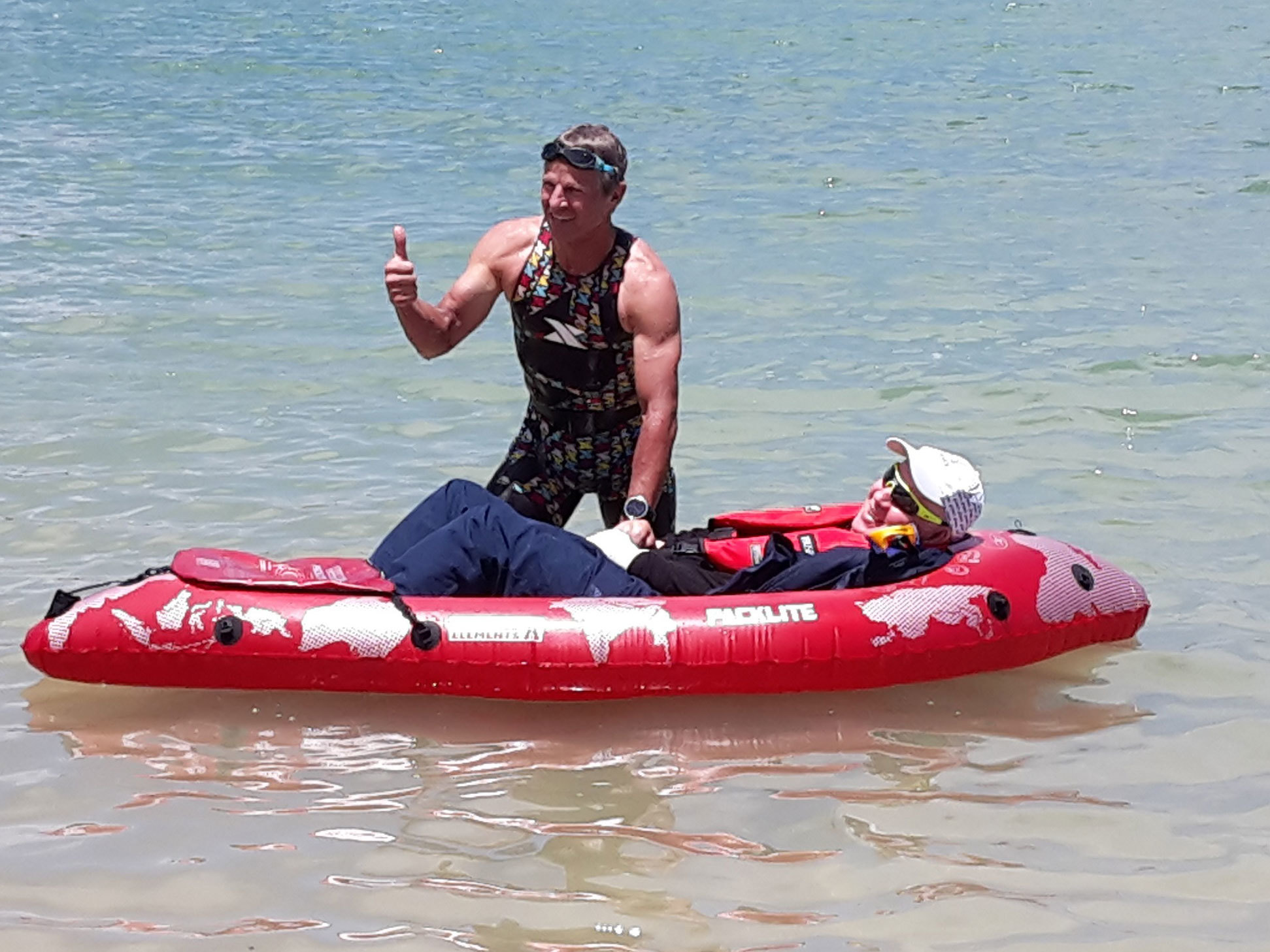 <p>With the help from his friend and triathlete Kevin Fergusson, Sid James hopes to be able to participate in the iconic IRONMAN World Championships in Hawaii </p>
