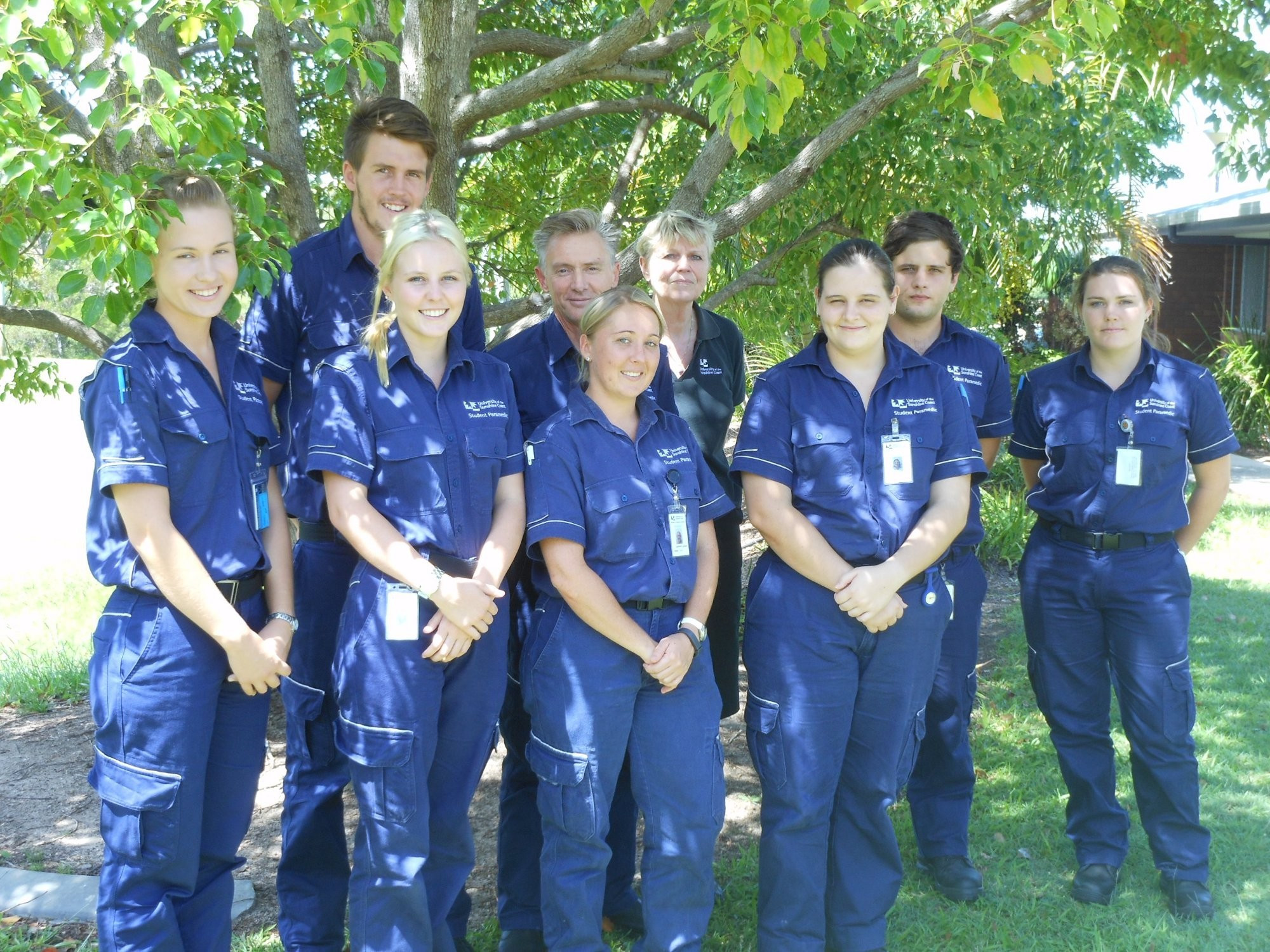 <p>L to R, front: Kimberley Clift, Nik Blokkeeros, Sherry-Leigh Crowley and Maree McDougal. L to R back: Jacob Doughan, Stephen Foster, Gea Veaghan-Johnson (facilitator), Julien Gobert and Sarah Anderson</p>
